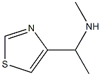 N-methyl-1-(thiazol-4-yl)ethanamine Struktur