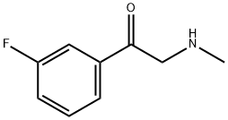 2-(甲基氨基)-1-(3-氟苯基)乙酮, 920804-03-1, 结构式