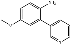 4-Methoxy-2-(pyridin-3-yl)aniline 化学構造式