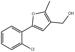[5-(2-chlorophenyl)-2-methylfuran-3-yl]methanol,924820-07-5,结构式