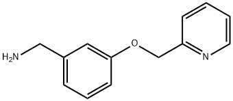 {3-[(吡啶-2-基)甲氧基]苯基}甲胺 结构式
