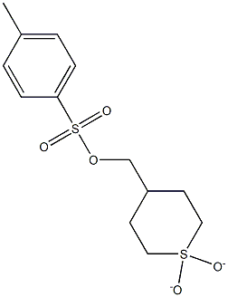 1,1-二氧代-四氢噻喃-4-基)甲基-4-甲基苯磺酸酯, 928149-12-6, 结构式