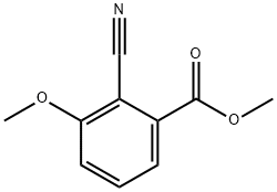 methyl 2-cyano-3-methoxybenzoate Struktur