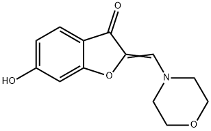 (Z)-6-hydroxy-2-(morpholinomethylene)benzofuran-3(2H)-one,929339-57-1,结构式