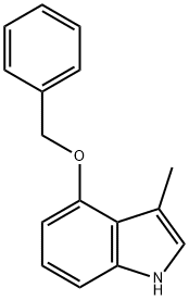 4-benzyloxy-3-methyl-indole Struktur