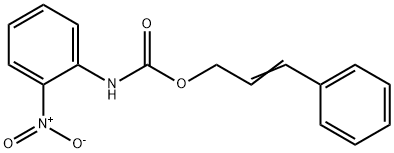 3-PHENYLALLYL N-(2-NITROPHENYL)CARBAMATE Struktur