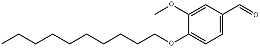 4-(DECYLOXY)-M-ANISALDEHYDE Struktur