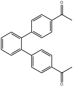 Ethanone, 1,1'-([1,1':2',1''-terphenyl]-4,4''-diyl)bis-
 Struktur