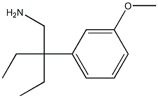 1-[3-(AMINOMETHYL)PENTAN-3-YL]-3-METHOXYBENZENE(WXG00915) Struktur