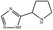 5-(pyrrolidin-2-yl)-1H-1,2,4-triazole Struktur