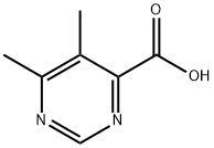 5,6-ジメチル-4-ピリミジンカルボン酸 化学構造式