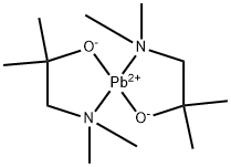 Bis(1-dimethylamino-2-methyl-2-propanolate)lead (II), 98% (Pb(dmamp)2) Structure