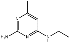 2-amino-4-methyl-6-ethylaminopyrimidine Struktur