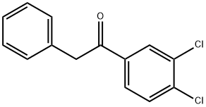 3',4'-ジクロロ-2-フェニルアセトフェノン 化学構造式