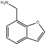 1-ベンゾフラン-7-イルメタンアミン 化学構造式