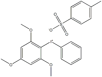 Phenyl(2,4,6-trimethoxyphenyl)iodonium p-Toluenesulfonate Structure