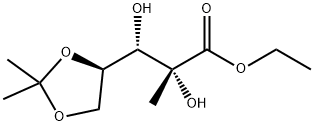 (2R,3S)-ethyl 3-((R)-2,2-dimethyl-1,3-dioxolan-4-yl)-2,3-dihydroxy-2-methylpropanoate|(2R,3S) - 3 - ((R)-2,2-二甲基-1,3-二氧戊环-4-基)-2,3-二羟基-2