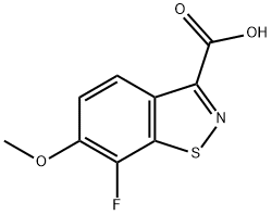 7-Fluoro-6-methoxybenzo[d]isothiazole-3-carboxylic acid Structure
