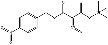 p-Nitrobenzyl 2-Diazo-3-trimethylsilyloxy-3-butenoate 化学構造式