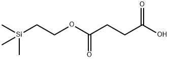 SuccinicAcidMono-2-trimethylsilanylethylester Struktur