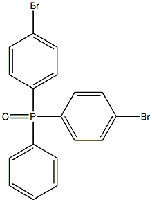 ビス(4-ブロモフェニル)フェニルホスフィンオキシド 化学構造式