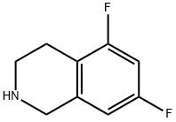 5,7-二氟-1,2,3,4-四氢异喹啉, 939758-81-3, 结构式