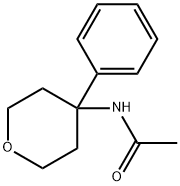 N-(4-Phenyltetrahydro-2H-pyran-4-yl)acetamide 结构式