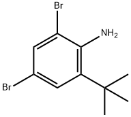 2,4-二溴-6-(叔丁基)苯胺, 94115-05-6, 结构式