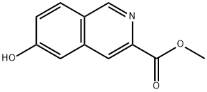 methyl 6-hydroxyisoquinoline-3-carboxylate Structure