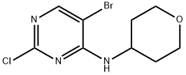 942411-03-2 (5-bromo-2-chloro-pyrimidine-4-yl)-(tetrahydro-pyran-4-yl)-amine