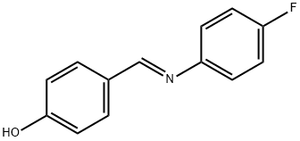 4-[[(4-Fluorophenyl)Imino]Methyl]-Phenol Struktur