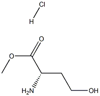 (S)-Methyl 2-amino-4-hydroxybutanoate hydrochloride Struktur