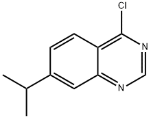 4-氯-7-异丙基喹唑啉, 943780-24-3, 结构式