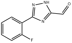 5-(2-Fluorophenyl)-4H-1,2,4-triazole-3-carbaldehyde Structure