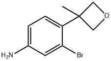 3-Bromo-4-(3-methyloxetan-3-yl)aniline price.