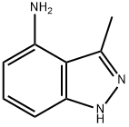 3-甲基-1H-吲唑-4-胺, 945397-02-4, 结构式