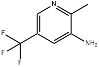 2-Methyl-5-(trifluoromethyl)pyridin-3-amine Struktur