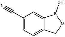 1-hydroxy-1,3-dihydrobenzo[c][1,2]oxaborole-6-carbonitrile Struktur