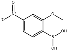 2-甲氧基-4-硝基苯硼酸, 949892-13-1, 结构式