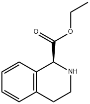 (S)-1,2,3,4-Tetrahydro-isoquinoline-1-carboxylic acid ethyl ester Struktur