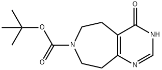 TERT-BUTYL 4-HYDROXY-5H,6H,7H,8H,9H-PYRIMIDO[4,5-D]AZEPINE-7-CARBOXYLATE, 951134-38-6, 结构式