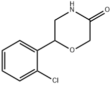 6-(2-CHLORO-PHENYL)-MORPHOLIN-3-ONE Struktur