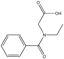 Ethyl benzoylglycinate Structure