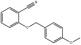 2-(4-Methoxy-benzyloxy)-benzonitrile Structure