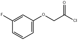 2-(3-氟苯氧基)乙酰氯 结构式