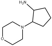2-モルホリノシクロペンタンアミン 化学構造式