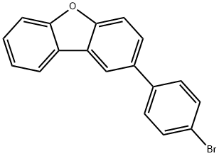2-(4-bromophenyl)dibenzo[b,d]furan Struktur