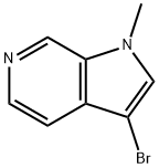 3-bromo-1-methyl-1H-Pyrrolo[2,3-c]pyridine Structure