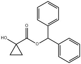 benzhydryl1-hydroxycyclopropane-1-carboxylate 结构式