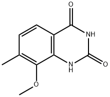 8-Methoxy-7-methyl-quinazoline-2,4-diol Structure